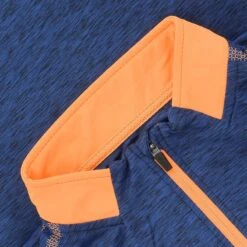 Kids' Pluto Brushed Half Zip Marine / Orange -Columbia Sales Store plut 184 2 gen meorxx adlt p4 2