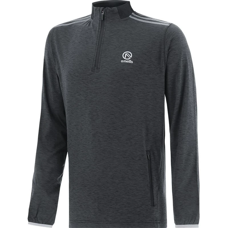 Kids' Pluto Brushed Half Zip Top Black / Silver 1 Kids' Pluto Brushed Half Zip Top Black / Silver