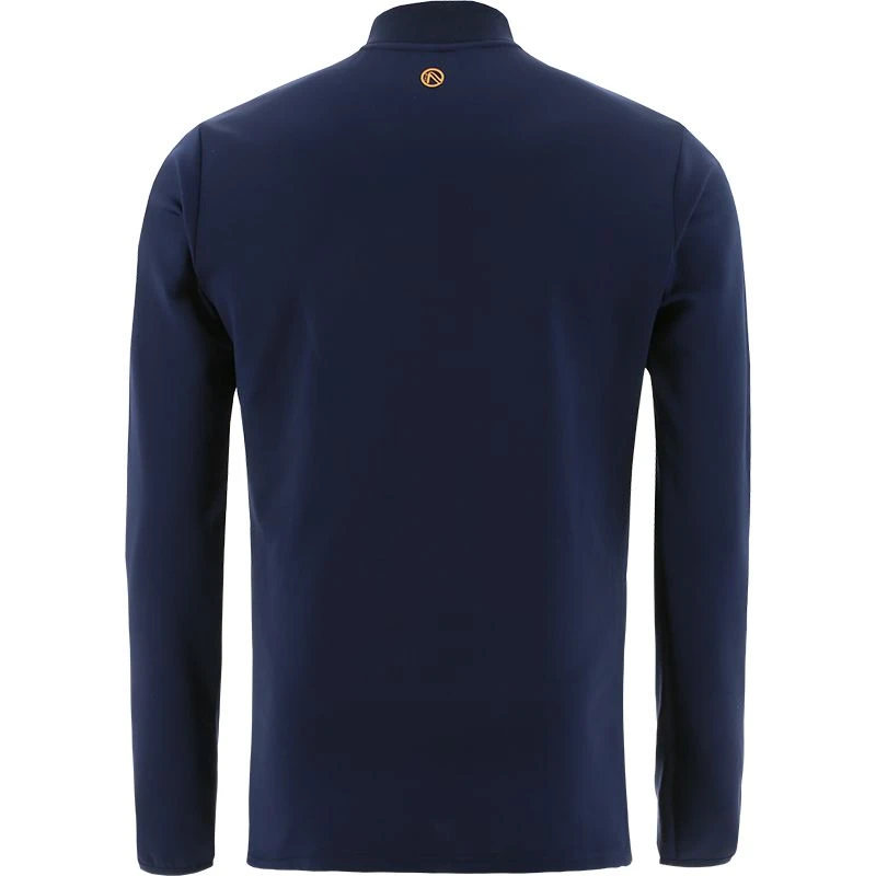 Kids' Pluto Hybrid Half Zip Top Marine / Orange 2 Kids' Pluto Hybrid Half Zip Top Marine / Orange - Image 2