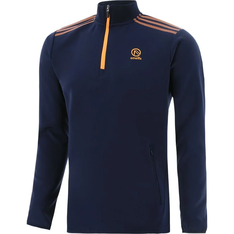 Kids' Pluto Hybrid Half Zip Top Marine / Orange 1 Kids' Pluto Hybrid Half Zip Top Marine / Orange