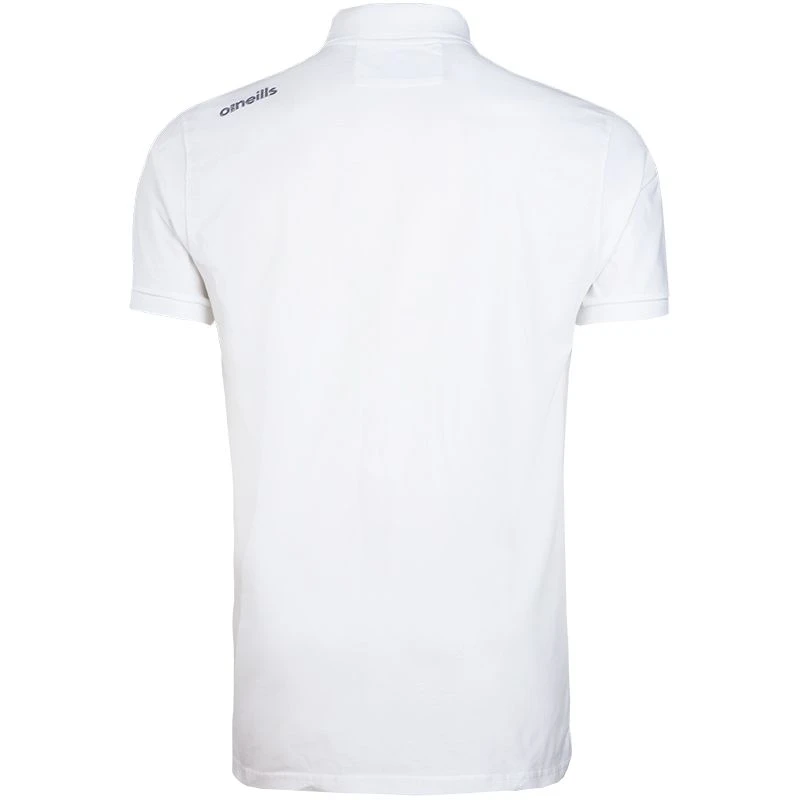Kids' Portugal Cotton Polo Shirt White / Silver 2 Kids' Portugal Cotton Polo Shirt White / Silver - Image 2