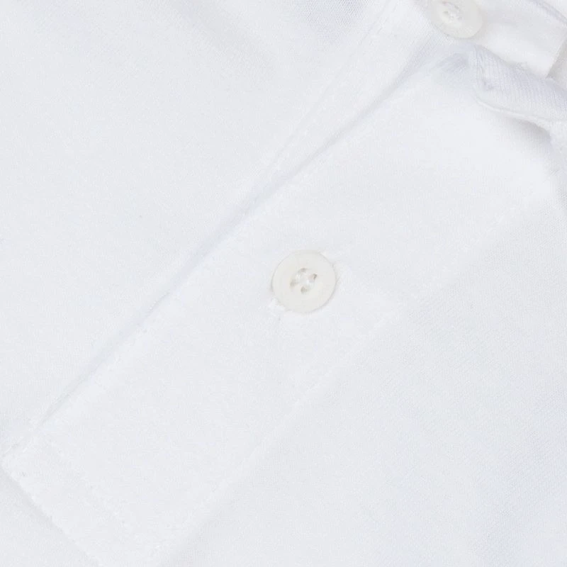 Kids' Portugal Cotton Polo Shirt White / Silver 5 Kids' Portugal Cotton Polo Shirt White / Silver - Image 5