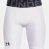Under Armour Kids' HeatGear® Armour Shorts White / Black