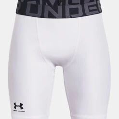 Under Armour Kids' HeatGear® Armour Shorts White / Black
