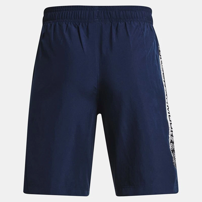 Under Armour Kids' Woven Graphic Shorts Academy / White 2 Under Armour Kids' Woven Graphic Shorts Academy / White - Image 2