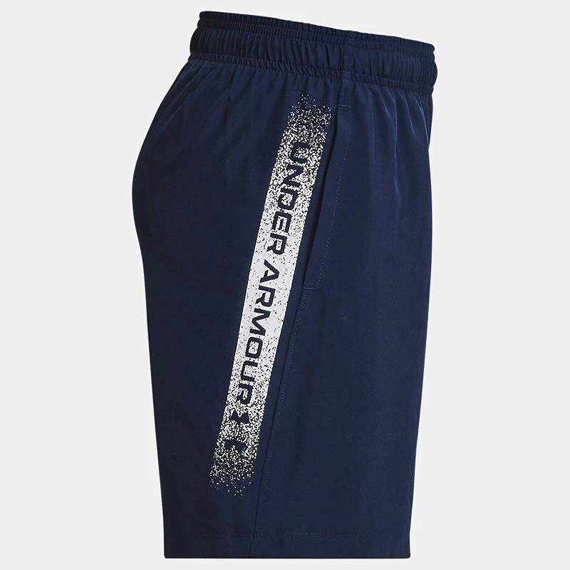 Under Armour Kids' Woven Graphic Shorts Academy / White 3 Under Armour Kids' Woven Graphic Shorts Academy / White - Image 3