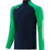 Kids' Reno Squad Half Zip Top Marine / Green / White