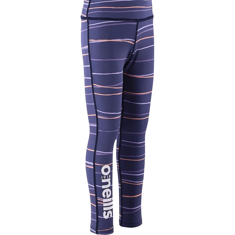 Kids' Rosie Leggings Purple / Orange / White 2 Kids' Rosie Leggings Purple / Orange / White - Image 2