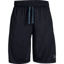 Under Armour Kids' Prototype Wordmark Shorts Black / Grey