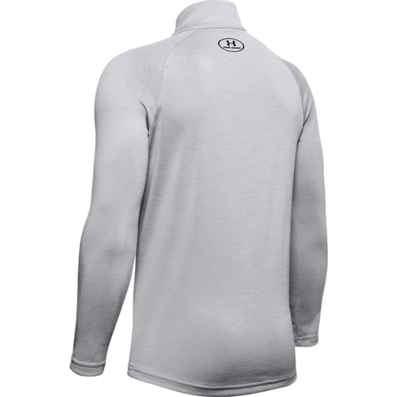 Under Armour Kids' Tech 2.0 Half Zip Mod Gray Light Heather / Black 2 Under Armour Kids' Tech 2.0 Half Zip Mod Gray Light Heather / Black - Image 2