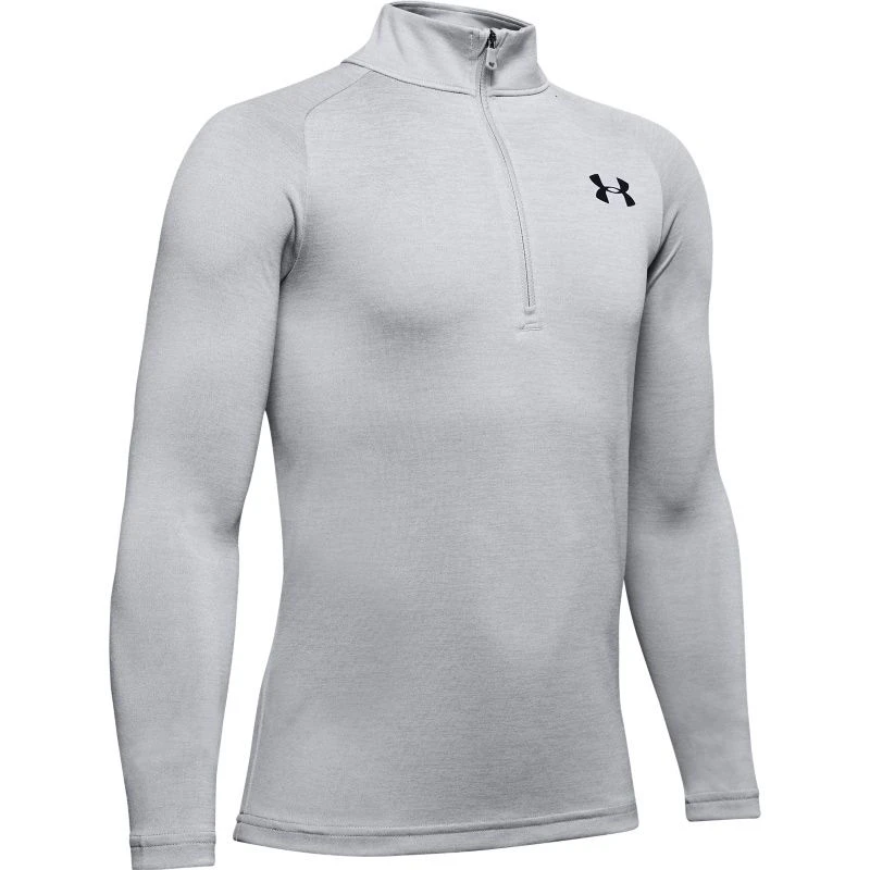 Under Armour Kids' Tech 2.0 Half Zip Mod Gray Light Heather / Black 1 Under Armour Kids' Tech 2.0 Half Zip Mod Gray Light Heather / Black