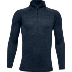 Under Armour Kids' Tech 2.0 Half Zip Academy / Black