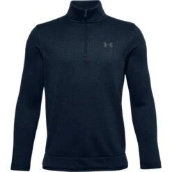 Under Armour Kids' Sweater Fleece Half Zip Academy / Grey