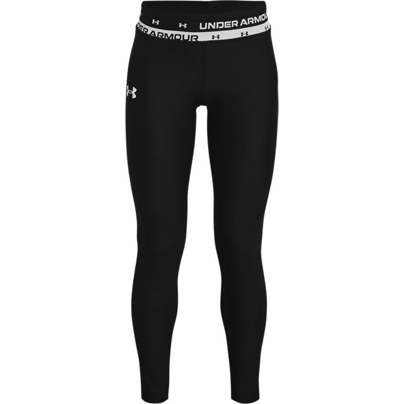 Under Armour Kids' HeatGear® Armour Leggings Black / White 1 Under Armour Kids' HeatGear® Armour Leggings Black / White