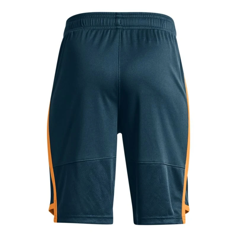 Under Armour Kids' UA Stunt 3.0 Shorts Blue Note / Omega Orange 2 Under Armour Kids' UA Stunt 3.0 Shorts Blue Note / Omega Orange - Image 2