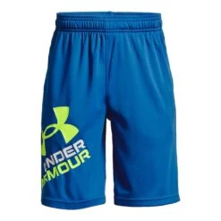 Under Armour Kids' Prototype 2.0 Logo Shorts Cruise Blue / High-Vis Yellow