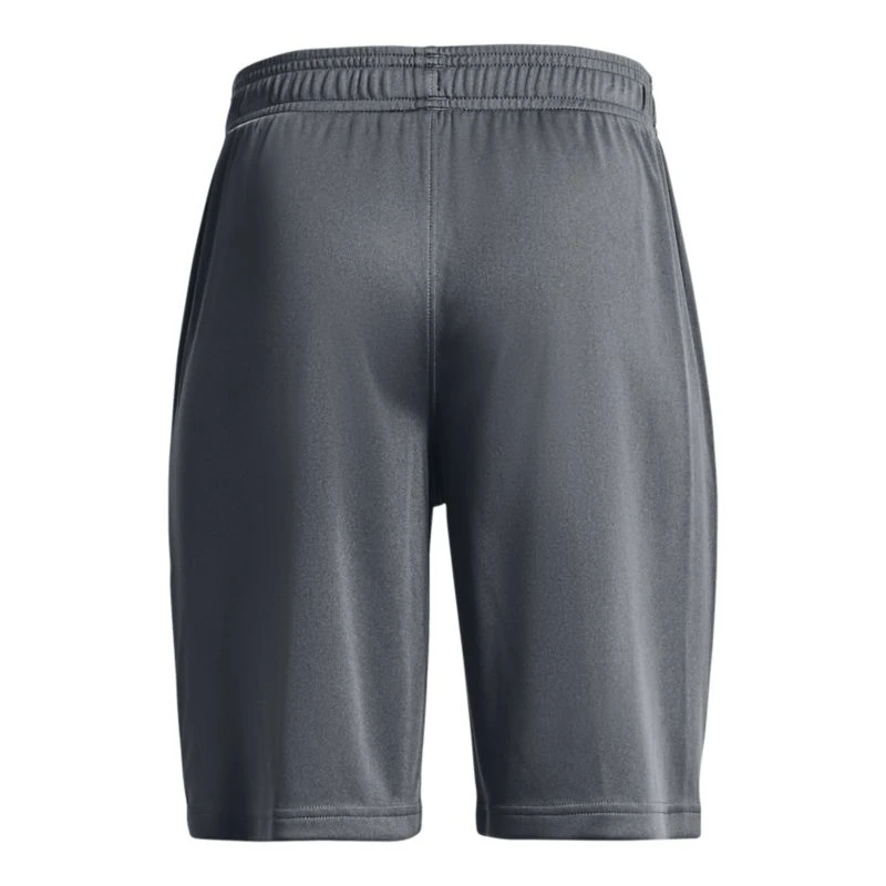 Under Armour Kids' Prototype 2.0 Wordmark Shorts Pitch Gray / Quirky Lime 2 Under Armour Kids' Prototype 2.0 Wordmark Shorts Pitch Gray / Quirky Lime - Image 2