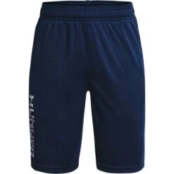Under Armour Kids' UA Prototype 2.0 Wordmark Shorts Academy / Mod Grey