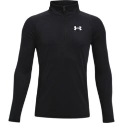 Under Armour Kids' UA Tech™ 2.0 Half Zip Black / White