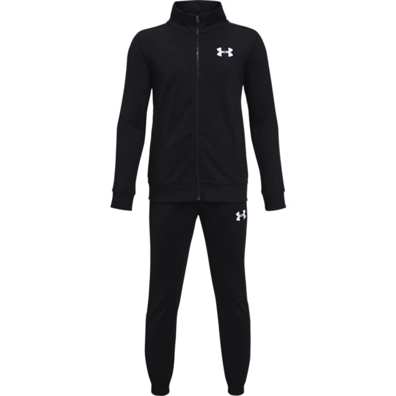 Under Armour Kids' UA Knit Tracksuit Black / White 1 Under Armour Kids' UA Knit Tracksuit Black / White