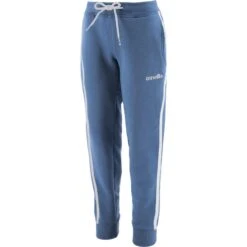 Kids' Trigger Fleece Skinny Tracksuit Bottoms Blue / White