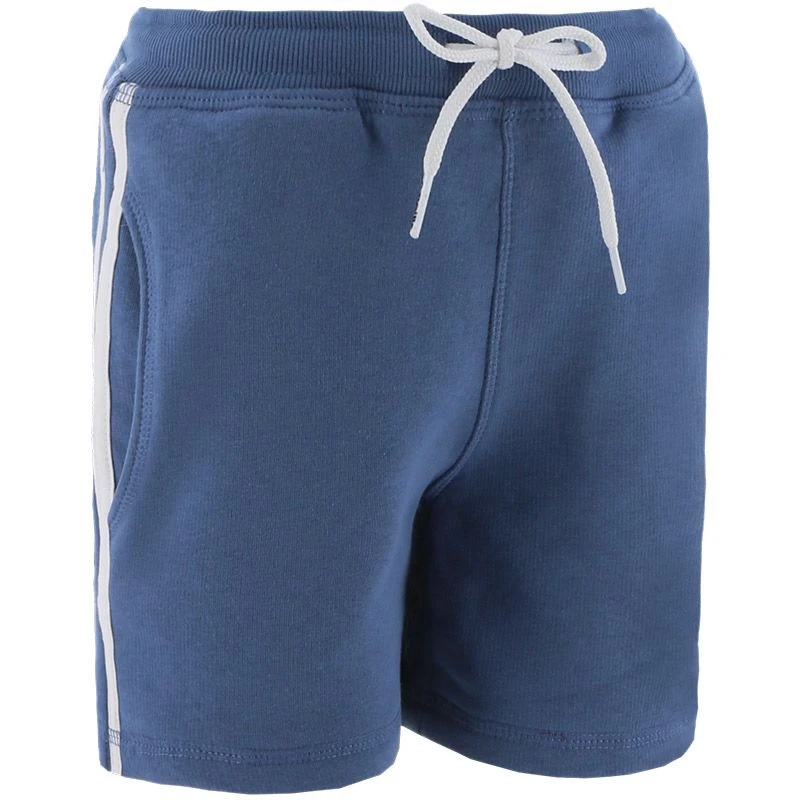Kids' Trigger French Terry Leisure Shorts Blue / White 2 Kids' Trigger French Terry Leisure Shorts Blue / White - Image 2
