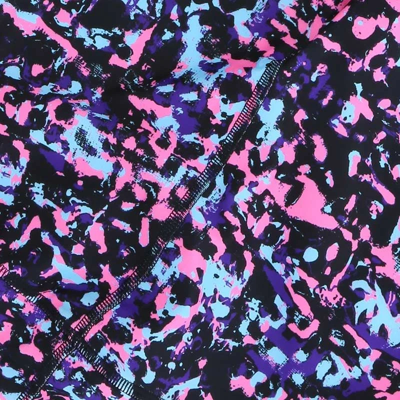 Under Armour Kids' HeatGear® Armour Printed Ankle Crop Black / White 6 Under Armour Kids' HeatGear® Armour Printed Ankle Crop Black / White - Image 6