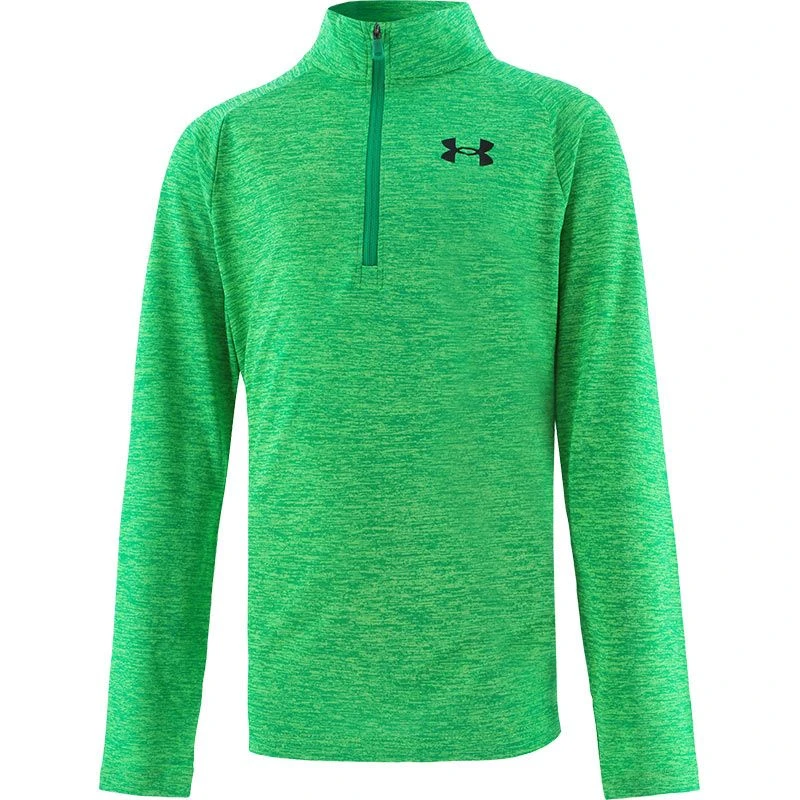 Under Armour Kids' UA Tech™ 2.0 Half Zip Stadium Green / Black 1 Under Armour Kids' UA Tech™ 2.0 Half Zip Stadium Green / Black