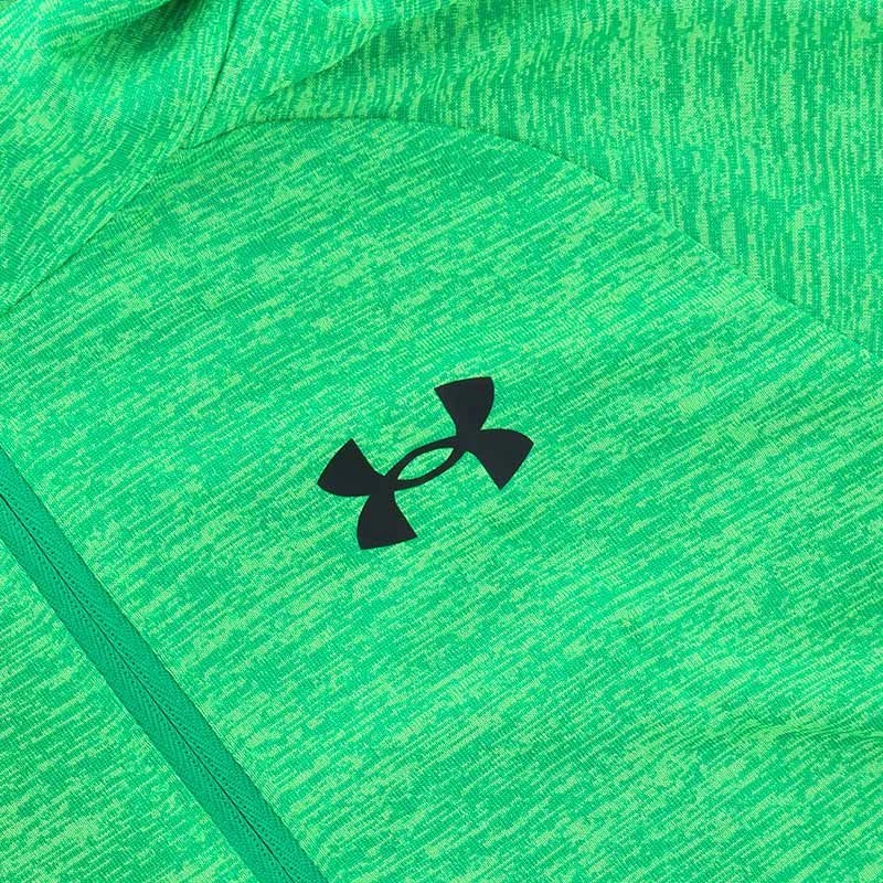 Under Armour Kids' UA Tech™ 2.0 Half Zip Stadium Green / Black 3 Under Armour Kids' UA Tech™ 2.0 Half Zip Stadium Green / Black - Image 3