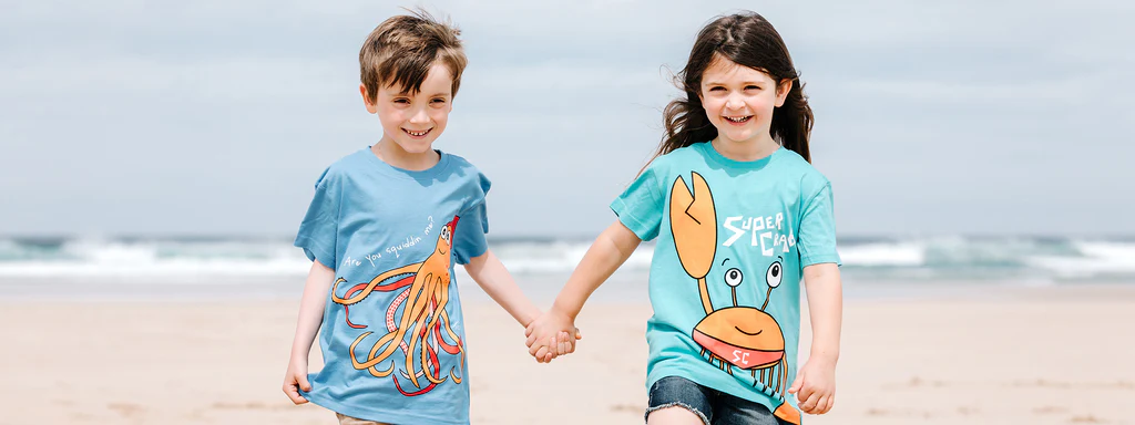 Front Page -Columbia Sales Store gone crabbing kids tops collection